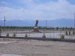 On the grounds of the Aviko French fry factory in Liuba Town, Minle County