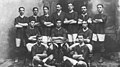 El Barça el 1910, vencedor de la Copa dels Pirineus.