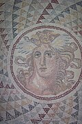 Mosaïc d'epòca romana. Las alas son plan visiblas. Musèu nacional arqueologic d'Atenas.