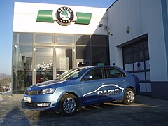 Škoda Rapid, predvádzacie vozidlo