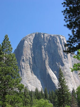 Paret rocosa d'El Capitan, Pargue Nacional de Yosemite en Califòrnia (definicion vertadièra 3 288 × 2 416 *)