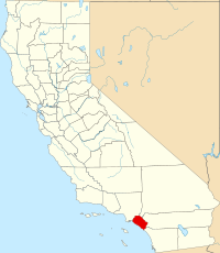 Location in the state of California