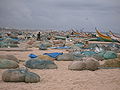 Life getting back to normal on Marina Beach, Chennai, India, March 2005