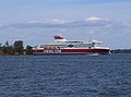 English: Ferry to Tallinn in front of Helsinki Suomi: Tallinnanlautta Helsingin edustalla