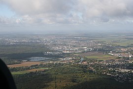 Photo du ciel de la ville de Compiègne.