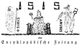 Titelkopf der „Isis“