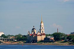 View of the historic center from the Volga