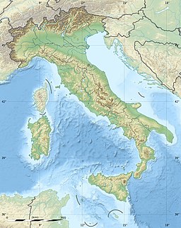 Metapontos läge i Italien