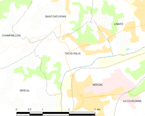 Poziția localității Trois-Palis