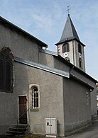 L'église, côté nord.