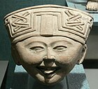 Classic Veracruz culture face 600-900 AD