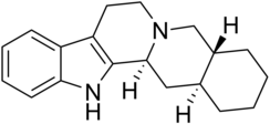 Stereo structural formula of yohimban ((1S,15R,20S)-henicosa)