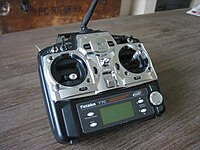 Futaba transmitter for model aircraft