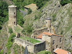 Le château de Saint-Floret.