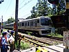 E217 series EMU approaching Kita-Kamakura station on the Yokosuka Line