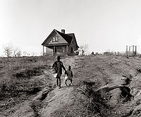 Afroamerické děti z Wadesboro, Severní Karolína, 1938