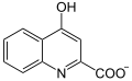 Deutsch: Struktur von Kynurenat English: Structure of kynurenate