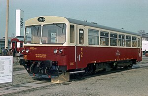 Serientriebwagen M152.0482 auf der Leipziger Frühjahrsmesse 1982