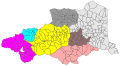 Les Aspres (en brun foncé) selon El Nomenclàtor toponímic de la Catalunya del Nord (ca).