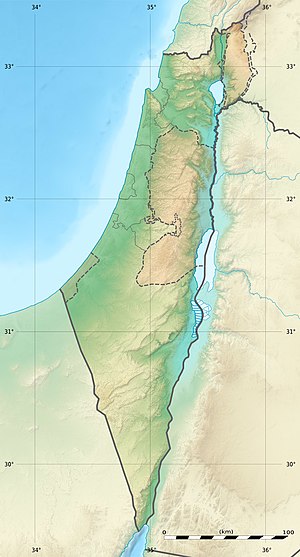 Cherta de localisazion: Israel