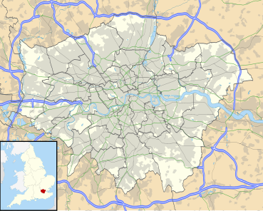 1953–54 Football League is located in Greater London