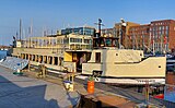 IJ ferry XIV in the port of IJburg in 2022.