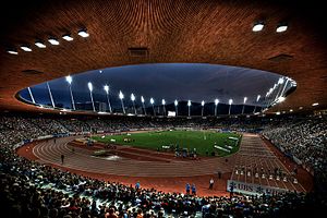 Letzigrund-Stadion während Weltklasse Zürich