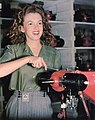 Q4616 als Norma Jeane Dougherty Marilyn Monroe in juni 1945 geboren op 1 juni 1926