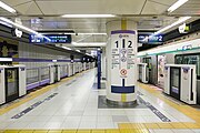 東京地下鐵1號與2號月台(2023年6月)