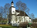 Tynset Church is the largest octagonal log church, design inspired by Røros Church. Credit: PerPlex