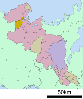 与謝野町位置図