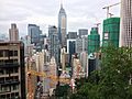 Ausblick vom Bowen Road Fitness Trail auf Wan Chai