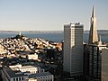 Coit Tower en Transamerica Pyramid