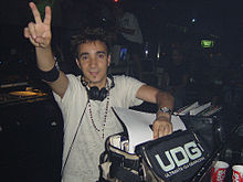 DJ Sammy tahun 2005, penampilan di BCM Klub Malam Mallorca, Spanyol.