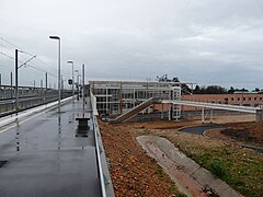 Vue générale de la gare.