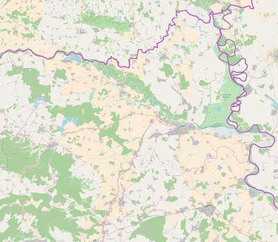 Location map Osječko-baranjska županija