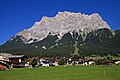 Ehrwald amb el Zugspitze al darrere.