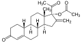 Deutsch: Struktur von Nestoron English: Structure of nestorone