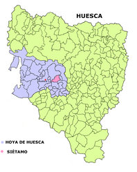 Siétamo – Mappa