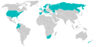 Distribución de Myxobolus cerebralis.