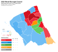 2022 Wirral Borough Council Election Map