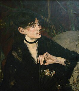 Berthe Morisot met waaier