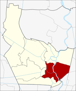 Amplasarea districtului în provincia Nonthaburi