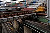 The tracks and platforms of Shimo-Kitazawa Station in 2009