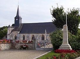 The abbey church of Notre-Dame and the memorial