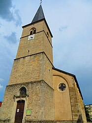 The church in Lay-Saint-Christophe