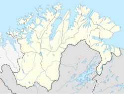 Váljohka is located in Finnmark