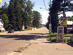 Highway 17 di Mattwa, Ontario.