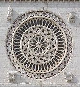 Basilica di San Francesco, Assisi: rose window