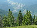 Blick vom Belchen auf Untermünstertal